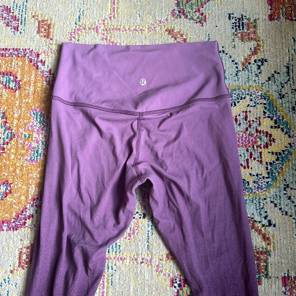 Lululemon purple align ombre leggings